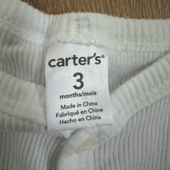 Carter's White Giraffe Print Bodysuit & Cardigan Set Size 3 Months - Picture 3 of 13